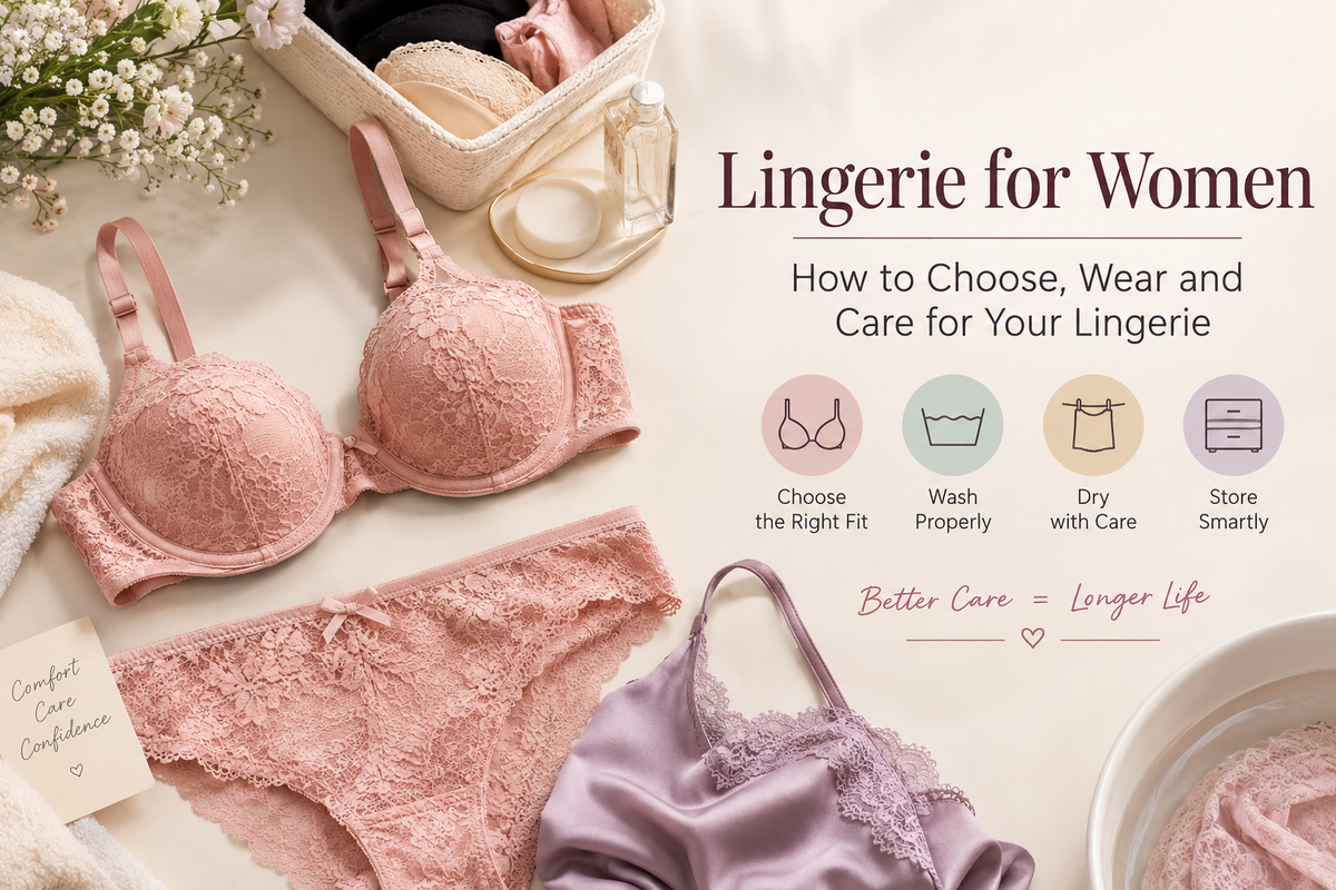 Lingerie for Women: How to Choose, Wear, and Care for Your Lingerie