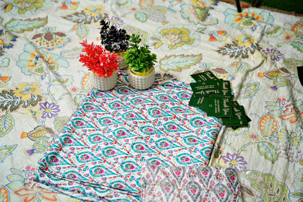 Printed Binsaeed Pure cotton 2pc unstitched