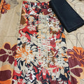 Motifz Premium Linen Sequence Embroidered 3 Pc Unstitched Suit - Multicolor