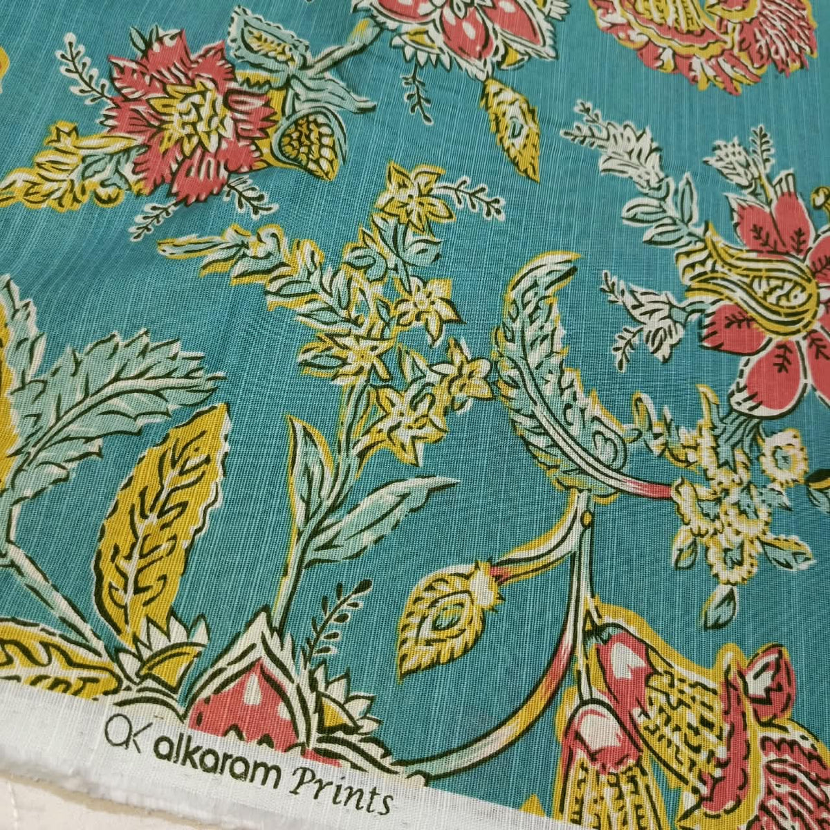 Alkaram Original Silver Khadar Printed Shirt