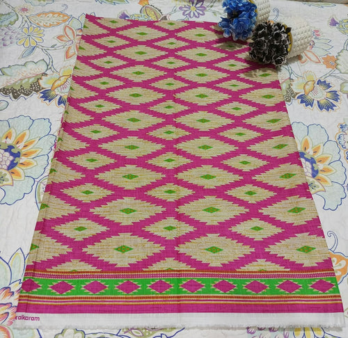 1 PC Printed Shirt Unstitched – Alkaram Original Silver Khadar