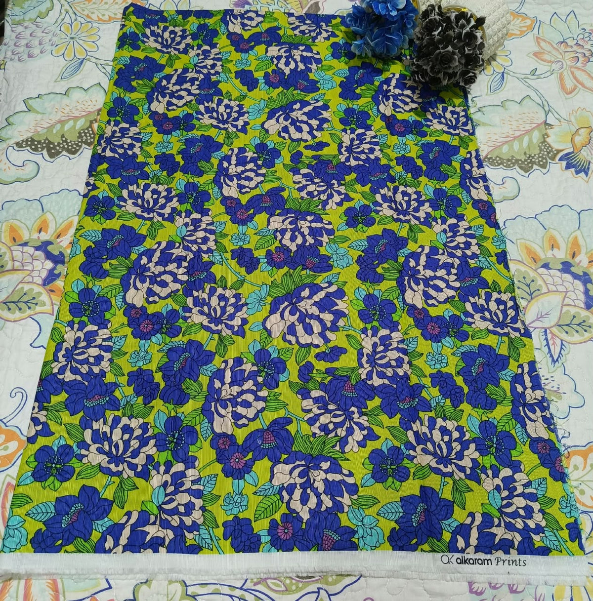 Alkaram Original Silver Khaddar Printed Shirt – 1 PC Unstitched