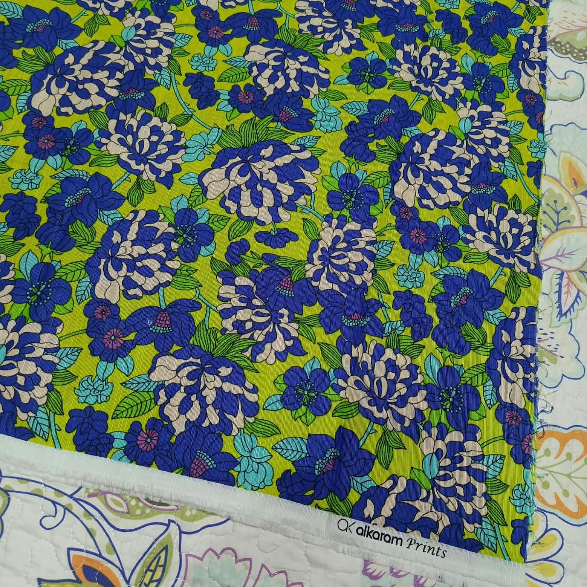 Alkaram Original Silver Khaddar Printed Shirt – 1 PC Unstitched