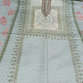 Alkaram Premium Silver Khadar 3-Piece Unstitched Suit
