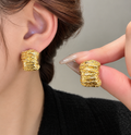 C-Shaped Tops Earrings