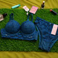 Double Padded Push Up Bra Set - Bra Size 36 - Cup Size B