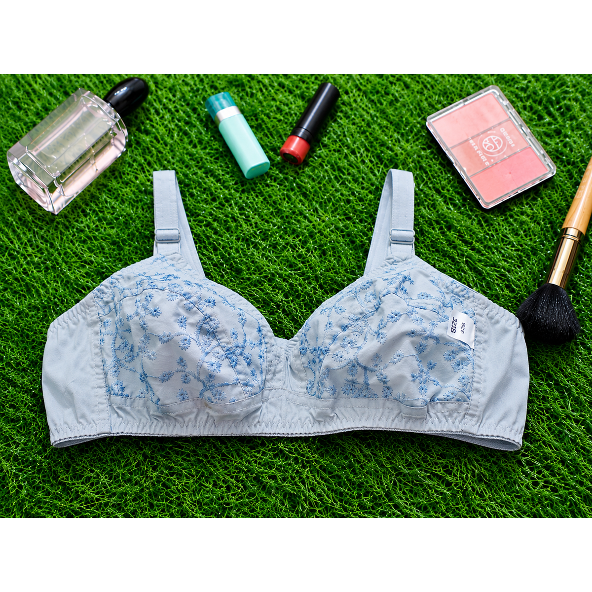 Comfy Cotton Dorean Chikankari Bra