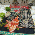 Hajra Eman Premium Linen All Over Sequence Embroidered 3 Piece Unstitched Suit