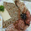 J. Premium Viscose Printed 3 Piece Unstitched Suit