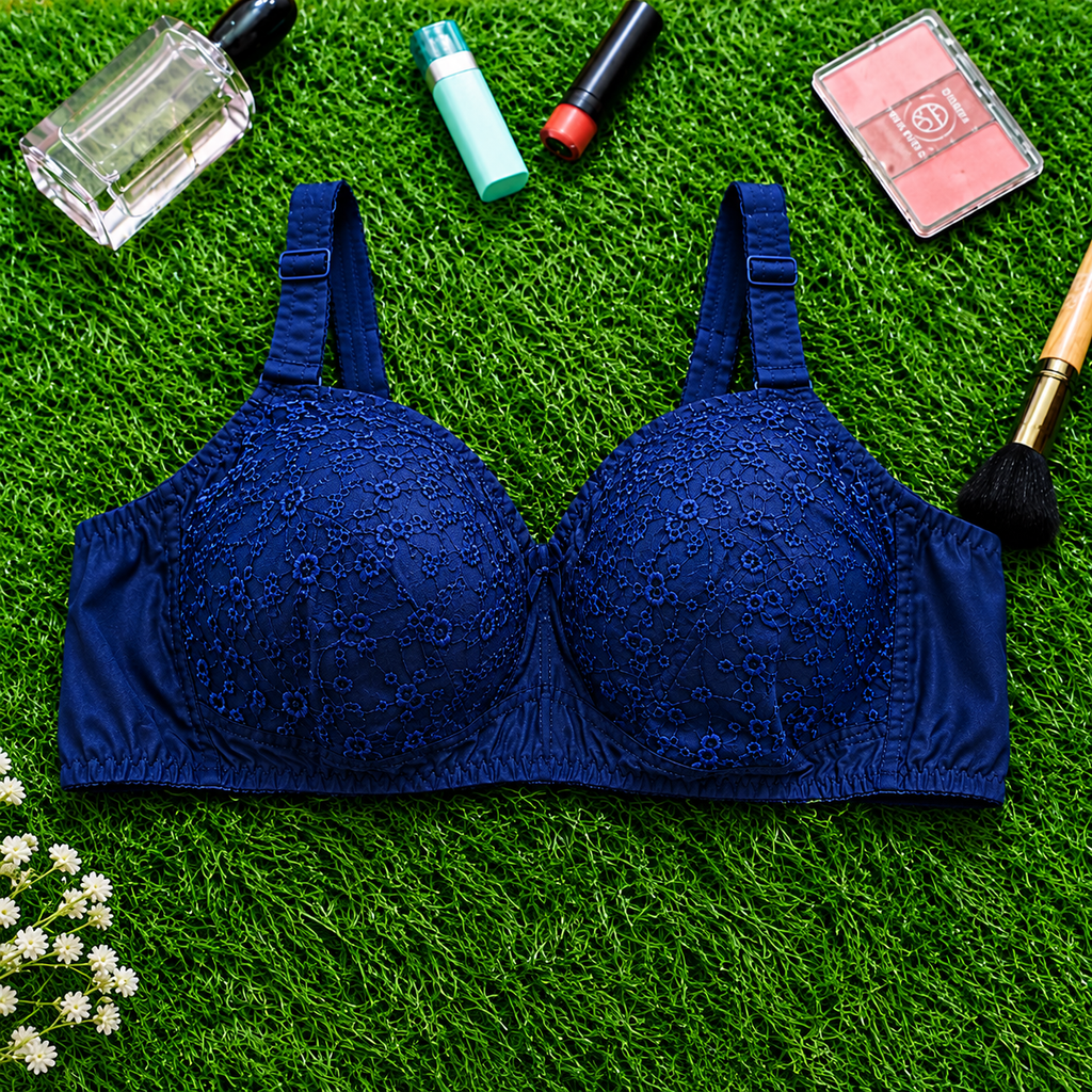 Comfy Cotton Dorean Chikankari Bra