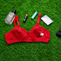 Soft Cotton Half Cup Chikankari Anti-Sagging Bra