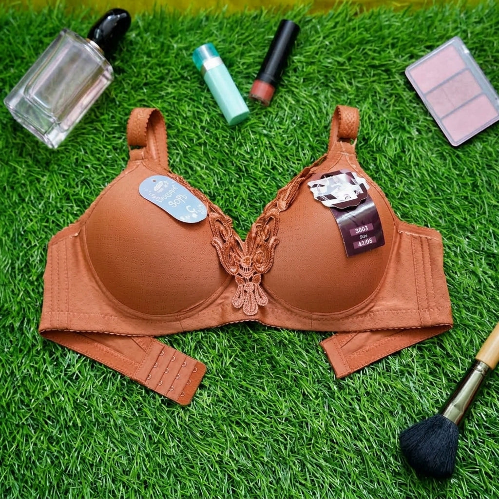 Soft Stretchable Push-Up Bra – Light Padded Comfort Bra