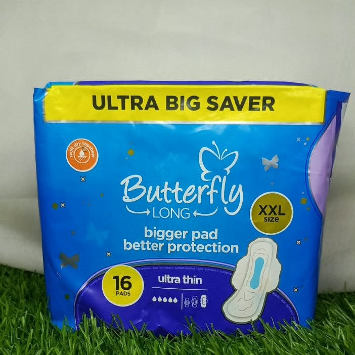 Butterfly Long Bigger Pad XXL Ultra Thin 16 Pads