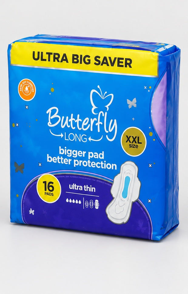 Butterfly Long Bigger Pad XXL Ultra Thin pack - second alternate angle