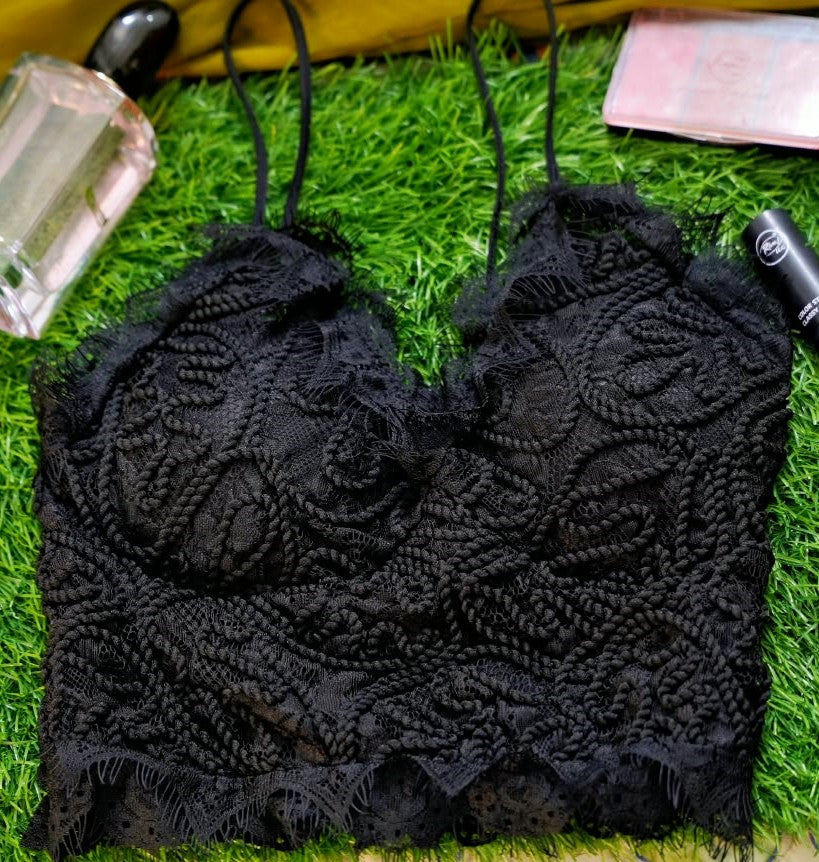 Soft Net Finish Light Padded Shapewear Bralette