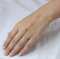 Golden Ring Bracelet for Women