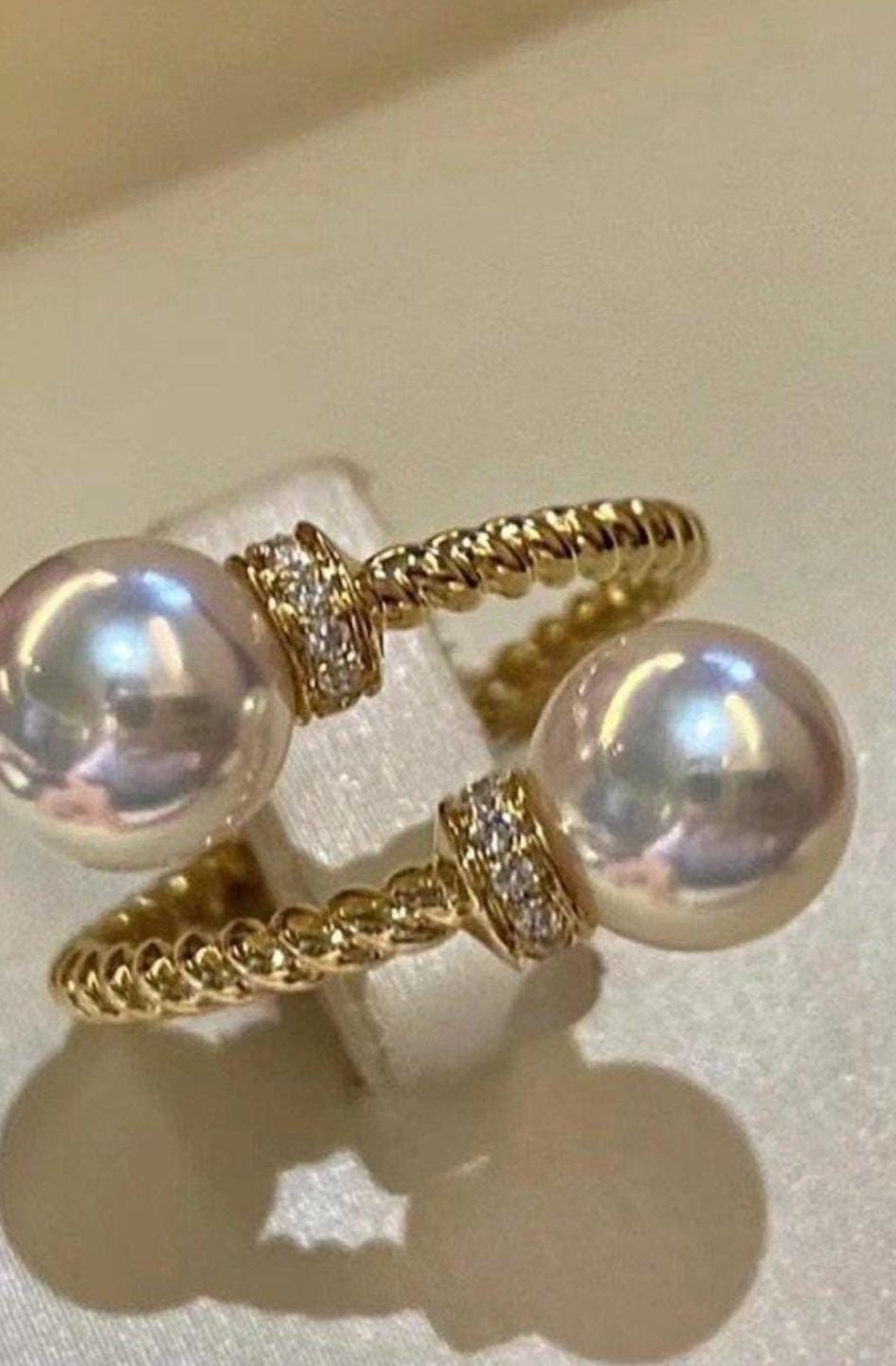 Imp Pearl Ring Adjustable