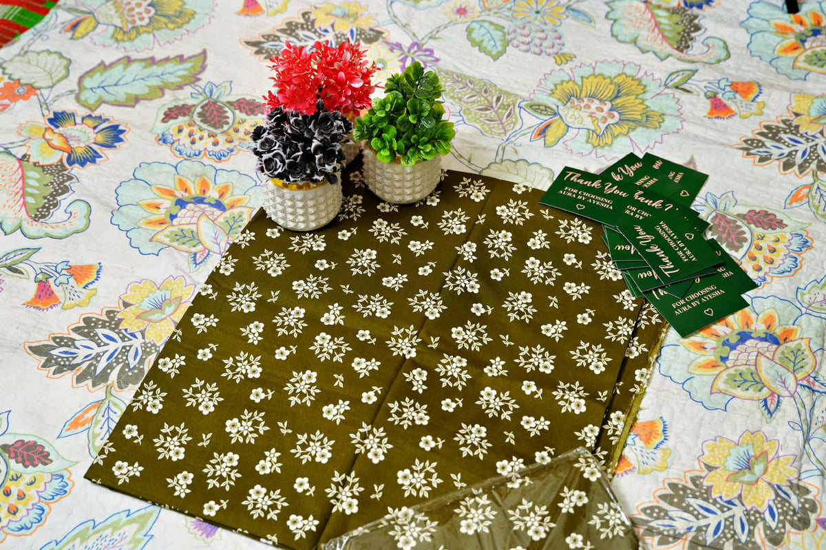 Elegant Binsaeed Pure cotton 2pc unstitched